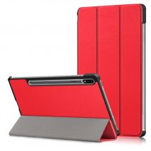 Housse Samsung Galaxy Tab S7 Plus / S8 Plus / S7 FE 12.4 pouces smartcover rouge - Etui coque Pochette protection Tab S7 FE 5G / S7+ / S8+