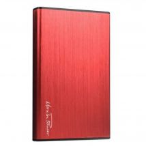HEDEN 2.5'' Caja de Aluminio para Disco Duro, Caja Externa Portátil USB3.0 a SATA para Diseño de HDD/SSD sin Herramientas 7 mm / 9.5 mm, Soporta hasta