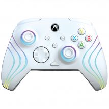 PDP Wired Controller Afterglow Wave: Bianco Per Xbox Series X|S, Xbox One e Windows 10/11 - Nuovo