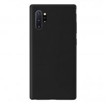 Funda de gel de silicona suave para Samsung Galaxy Note10+, negro satinado - Nuevo