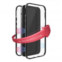 Coque de protection 360° Glass pour iPhone 12 mini, noir