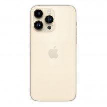Coque silicone unie Transparent compatible Apple iPhone 14 Pro Max