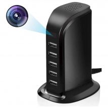 Multiprise USB Caméra Espion Grand Angle 120° Vidéosurveillance Full HD Wi-fi YONIS