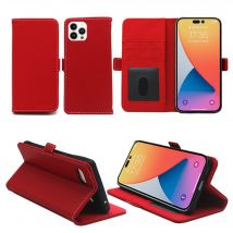 Apple iPhone 14 Pro 6.1 Etui / Housse pochette protection rouge