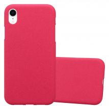 Coque pour Apple iPhone XR en FROST ROUGE Housse de protection Étui en silicone TPU flexible