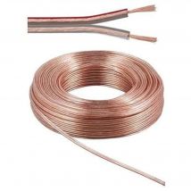 Cable enceintes audio Logilink pour sonorisation et Home cinéma 0.75 x 100m