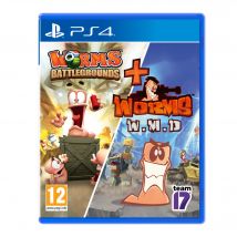 Worms Battlegrounds + Worms WMD PS4 - Nuovo