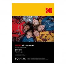 KODAK 50 feuilles de papier photo 180g/m², brillant