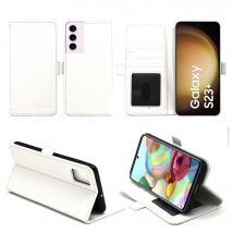 Samsung Galaxy S23 Plus / S23+ 5G Etui / Housse pochette protection blanc