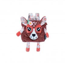 LES DEGLINGOS Sac a Dos Velours Melimelos La Biche Enfant