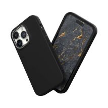 RHINOSHIELD Coque Compatible avec [iPhone 14 Pro] SolidSuit - Coque Fine avec Technologie d'absorption des Chocs et Finition Premium Matte - Noir 