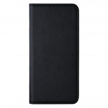 Coque clapet folio avec fente pour cartes & support pour Samsung Galaxy A20e 2019, Noir