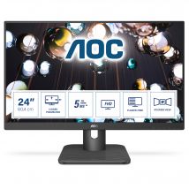 AOC E1 24E1Q écran plat de PC 60,5 cm (23.8 ) 1920 x 1080 pixels Full HD LED Noir