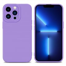 Coque pour Apple iPhone 12 PRO en FLUID VIOLET CLAIR Housse de protection Étui en silicone TPU flexible