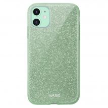 Coque slim pailletée étincelante pour Apple iPhone 11, Vert