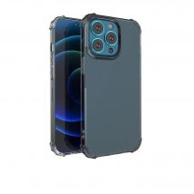 Coque Tpu Transparente Noir Coins Renforces pour iPhone 13 Pro