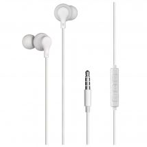 Ecouteurs Jack 3.5mm Télécommande/Micro Intra-auriculaire Blanc Bigben