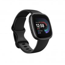 Fitbit Versa 4 Numérique Écran tactile Graphite GPS (satellite)