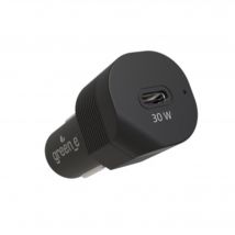 GREEN-E GR6076 - Caricabatterie da auto USB-C dal design ecologico da 30 watt - Nuovo