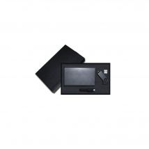 Set batterie externe en cuir 4000mAh, câble 2-en-1 et clé USB 4GO - Polaroid - PO1980-133 - Noir