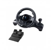 Subsonic SA5156-NG accessorio per videogiochi Nero Volante USB + pedali PC, PlayStation 4, Xbox One, Xbox Series X - Nuovo