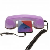 Combiné Téléphone Rétro pour Apple iPhone - Rose