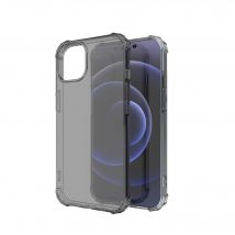 Coque Tpu Transparente Noir Coins Renforces pour iPhone 13
