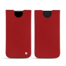 Pochette cuir Apple iPhone Xr - - Rouge - Cuir lisse