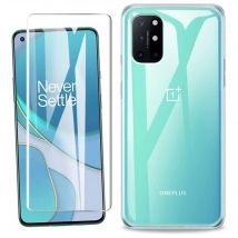OnePlus 8T 5G coque tpu transparente et protection écran