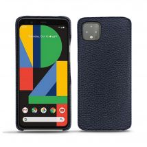 Funda de piel Google Pixel 4 - Tapa trasera - Cobalto ( Pantone #2b253f ) - Piel granulada - Nuevo