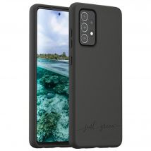 Coque pour Samsung Galaxy A72 4G Natura Eco-conçue Noire Just Green