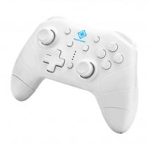 DELTACO GAMING - Controller Bluetooth per Nintendo Switch - Bianco - Nuovo