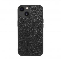 Coque Bling Strass pour Apple iPhone 14, Minuit Noir