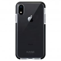 Coque Sport Mesh pour Apple iPhone XR, Transparente bords Noir
