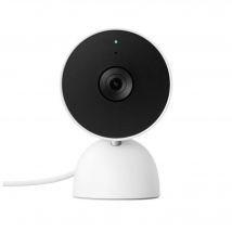 Caméra de Surveillance Google Nest Cam (Intérieur | Filaire), Vision Nocturne, Blanc