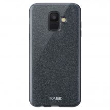 Coque slim pailletée étincelante pour Samsung Galaxy A6 (2018), Noir
