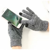 Gants Homme tactiles pour Smartphone Taille M 3 doigts Hiver