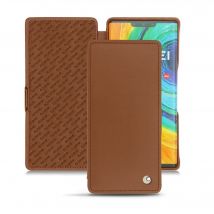 Housse cuir Huawei Mate 30 Pro - - Marron - Cuir lisse