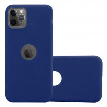 Coque pour Apple iPhone 11 PRO MAX en CANDY BLEU FONCÉ Housse de protection Étui en silicone TPU flexible