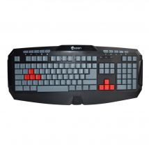 HEDEN GAMER Teclado 104 teclas+10 teclas multimedia/8 teclas juegos - Nuevo