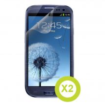 BLUEWAY Juego de 2 protectores de pantalla One Touch para Samsung Galaxy S3 I9300 - Transparente - Nuevo
