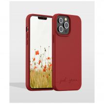 Coque pour iPhone 13 Pro Max Natura Eco-conçue Rouge Just Green