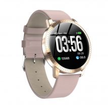 Montre Connectée Femme iOs Android Smartwatch Sport Cardio Rose YONIS