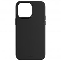 Coque iPhone 14 Pro Silicone Icon Compatible MagSafe Noire Puro