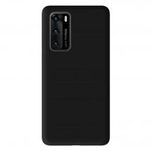 Coque silicone unie Mat Noir compatible Huawei P40