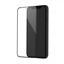 Protector de pantalla de cristal templado (100% cobertura de superficie) para Apple iPhone 12 Pro Max, Negro - Nuevo