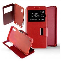 Etui Folio Rouge compatible Samsung Galaxy A10 Galaxy M10