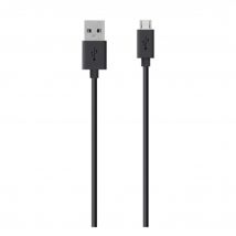 Belkin Micro-USB to USB ChargeSync câble USB USB 2.0 3 m USB A Micro-USB B Noir