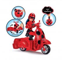 Scooter Miraculous Switch'n go + poupée articulée Ladybug Lucky Charm BANDAI 26 cm - P50668