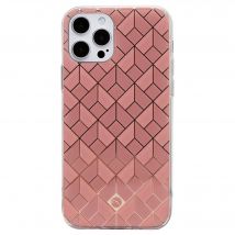 Coque iPhone 12 / 12 Pro Saint Germain avec motifs en 3D Rose Artefakt